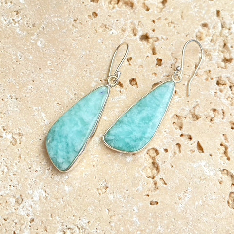 Amazonite Earrings - Grace