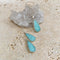 Amazonite Teardrop Earring & Pendant Set - Melita