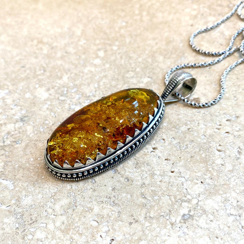 Amber Pendant - Anjali