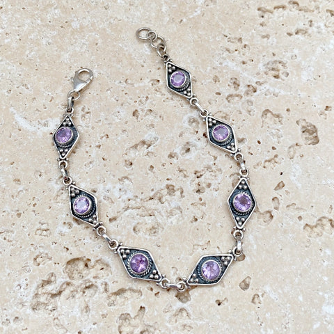 Amethyst Marquise Bracelet - Safi