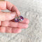 Amethyst Cushion Cut Earrings