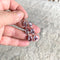 Amethyst Three Gem Drop Earrings