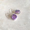 Amethyst Cushion Cut Earrings