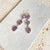 Amethyst Rose Cut Drop Earrings