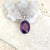 Amethyst Large Oval Pendant - Grace