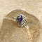 Amethyst Marquise Ring - Lily