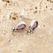 Amethyst Stud Earrings - Lola