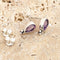 Amethyst Stud Earrings - Lola