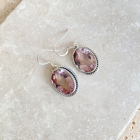 Ametrine Oval Earrings