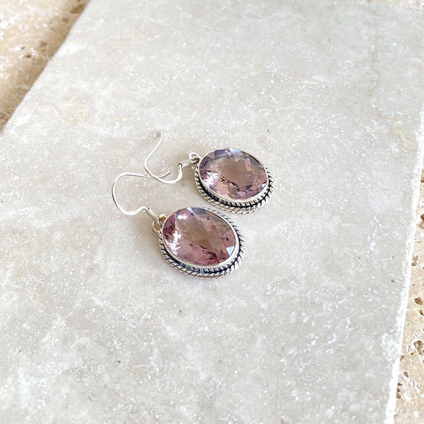 Ametrine Oval Earrings