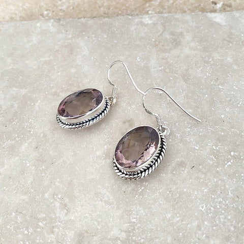Ametrine Oval Earrings