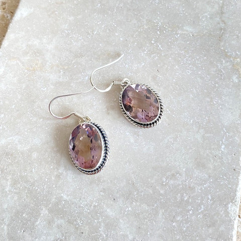 Ametrine Oval Earrings