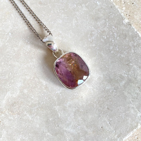 Ametrine Cushion Shaped Pendant - Grace