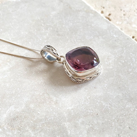Ametrine Cushion Cut Pendant