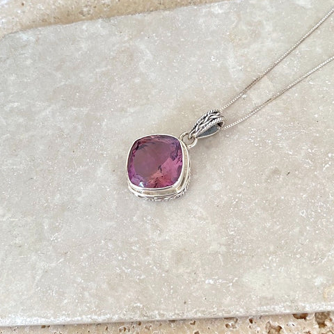 Ametrine Cushion Cut Pendant