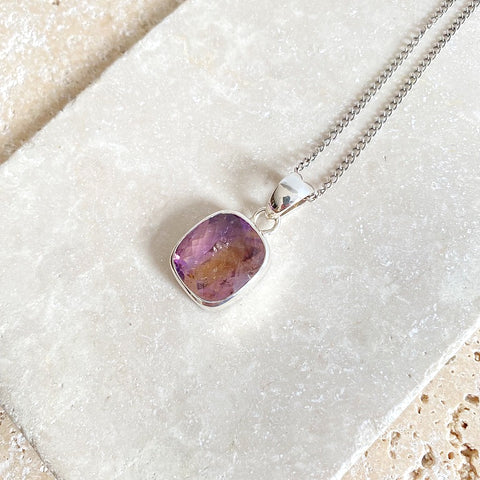 Ametrine Cushion Shaped Pendant - Grace