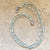 Aquamarine & Pearl Three Stand Beaded Necklace