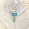 Aquamarine Triple Gem Pendant