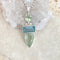 Aquamarine Triple Gem Pendant