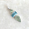 Aquamarine Triple Gem Pendant