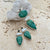 Emerald Quartz Necklace & Earring Set - Amrita