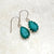 Emerald Quartz Earrings - Melita