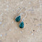 Emerald Quartz Earrings - Melita