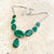 Emerald Quartz Necklace - Grace