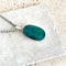 Emerald Green Quartz Large Oval Pendant - Grace