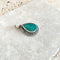 Emerald Green Quartz Teardrop Pendant - Phoenix
