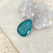 Emerald Green Quartz Teardrop Pendant - Grace