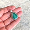Emerald Green Quartz Teardrop Pendant - Phoenix