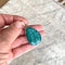 Emerald Green Quartz Teardrop Pendant - Grace