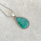 Emerald Green Quartz Teardrop Astrid Pendant