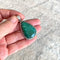Emerald Green Quartz Teardrop Anjali Pendant