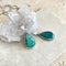 Emerald Green Quartz Teardrop Astrid Pendant