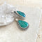 Emerald Green Quartz Teardrop Phoenix Pendant