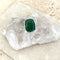 Deep Emerald Green Quartz Solange Ring