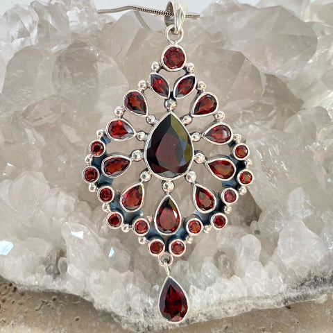 Garnet Pendant - Aaravi