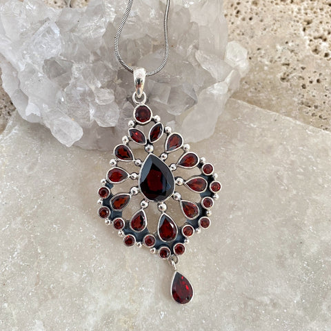 Garnet Pendant - Aaravi