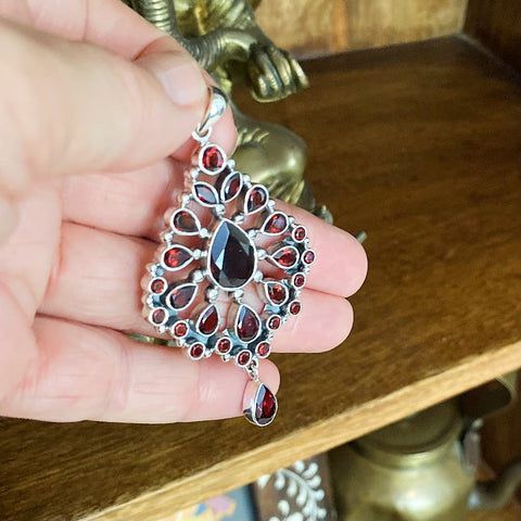 Garnet Pendant - Aaravi