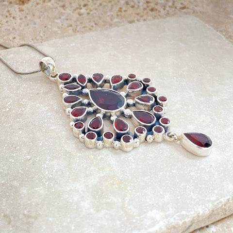 Garnet Pendant - Aaravi