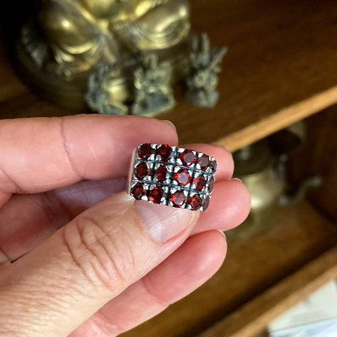 Garnet Ring - Zoe