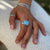 Larimar Cushion Cut Ring - Paros