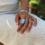 Larimar Oval Ring - Kumari