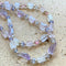 Kunzite, Topaz & Amethyst Double Stand Beads