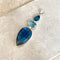 Labradorite, Aquamarine & Topaz Pendant