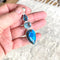 Labradorite, Aquamarine & Topaz Pendant