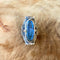 Labradorite Oval Gemstone Ring - Dakini