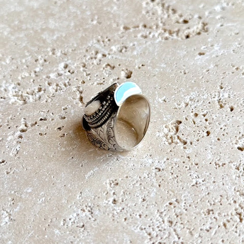 Labradorite Large Marquise Devani Ring
